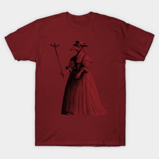 Lady Plague Doctor (red) T-Shirt